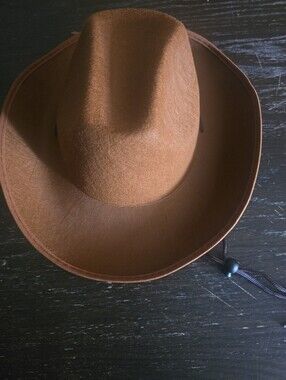 Men's Brown Felt Cowboy Hat - Classic Western Style